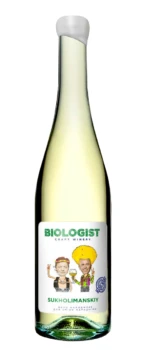 Пляшка білого вина Biologist Sukholimanskiy 2024 року 0,75 л